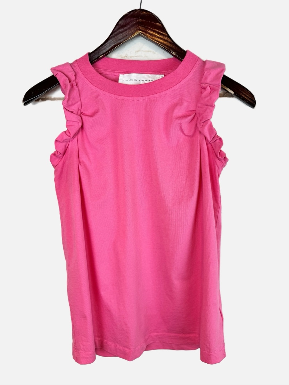 Victoria Beckham | Ruffle Sleeve Muscle Tee, XS